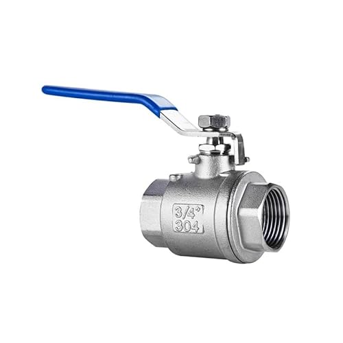 AMZBNEIDI Anschlussadapter aus Messing und Edelstahl, Kugelhahn-Adapteranschluss aus Edelstahl 304 mit Innengewinde und Außengewinde(Femalefemale Thread,3/8") von AMZBNEIDI