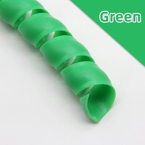 AMZBNEIDI Spiralförmiges Kabelmanagement-Hülsensystem, Flexibler Rohrschutz-Kabel-Organizer, 14 mm, 16 mm, 18 mm Innendurchmesser(Green,ID 14mm 10 Meters) von AMZBNEIDI