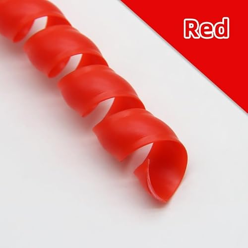 AMZBNEIDI Spiralförmiges Kabelmanagement-Hülsensystem, Flexibler Rohrschutz-Kabel-Organizer, 14 mm, 16 mm, 18 mm Innendurchmesser(Red,ID 16mm 2 Meters) von AMZBNEIDI