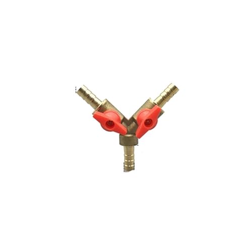 Anschlussadapter aus Messing und Edelstahl, 1 Stück 6 8 10 12 mm Schlauchtülle Y-Typ Dreifach-3-Wege-Messing-Stopp-Kugelhahn-Rohrverschraubungen Verbindungsadapter for Gas, Wasser, Öl, Luft(8mm3way) Anschlussadapter aus Messing und Edelstahl, 1 Stück 6 8 10 12 mm Schlauchtülle Y-Typ Dreifach-3-Wege-Messing-Stopp-Kugelhahn-Rohrverschraubungen Verbindungsadapter for Gas, Wasser, Öl, Luft(8mm3way) von AMZBNEIDI