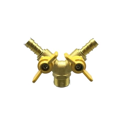 Anschlussadapter aus Messing und Edelstahl, 1 Stück 6 8 10 12 mm Schlauchtülle Y-Typ Dreifach-3-Wege-Messing-Stopp-Kugelhahn-Rohrverschraubungen Verbindungsadapter for Gas, Wasser, Öl, Luft(10mm Male) Anschlussadapter aus Messing und Edelstahl, 1 Stück 6 8 10 12 mm Schlauchtülle Y-Typ Dreifach-3-Wege-Messing-Stopp-Kugelhahn-Rohrverschraubungen Verbindungsadapter for Gas, Wasser, Öl, Luft(10mm Male) von AMZBNEIDI