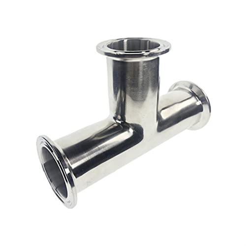 Edelstahlschlauch, Gewindenippel Gussrohr, 3 weg T Ferrule Tri Clamp SS304 Edelstahl Weld Ferrule OD102-159MM(108mm) von AMZBNEIDI