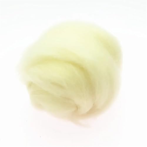Woll-Rovinggarn, 15DIY Craft, Filzwolle Roving 10g for Nadel-Nassfilzen Spinnen Handwerk Anfänger Woll-Rovinggarn, 15DIY Craft, Filzwolle Roving 10g for Nadel-Nassfilzen Spinnen Handwerk Anfänger von AMZBNEIDI
