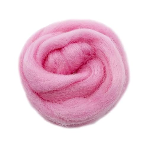 Woll-Rovinggarn, 15DIY Craft， Nadelfilzwolle 15er Pack 20g for Basteln DIY Anfänger von AMZBNEIDI