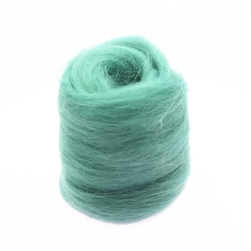 Woll-Rovinggarn, 15DIY Craft， Nadelfilzwolle Wollfaser 20g 22 Farben for Anfänger von AMZBNEIDI