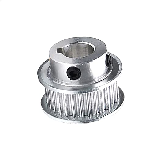 Zahnriemenscheibe, 1 Stück HTD-5M Zahnriemenscheibe 40/45/48 Zähne Teilung 5 mm mit Stufen-/Keilnutantrieb Zahnriemenscheibe Zahnbreite 27 mm(Bore 19mm6x2.8mm,5M-40Teeth) von AMZBNEIDI