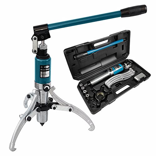 AMZCNC Hydraulischer Lagerabzieher Integral 5T Hydraulic Puller Kit Kurbelwelle Riemenscheibe Abzieher Geignet für Naben/Flansche/Zahnräder/Lager (5 Tonnen Zugkraft) von AMZCNC