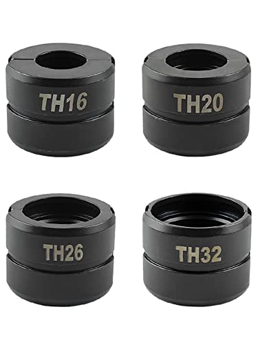 AMZCNC Pressbacke TH16~TH32 TH-Kontur für 16mm,20mm,26mm,32mm Pressbackeneinsatz passend für Handpresszangen + Wechselbacke. Verbundrohr Fittings von AMZCNC