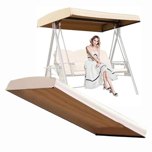 AMZJBUPODE Swing Seat Baldachin, Wasserdicht(Size:Two-Seater:152 * 124 * 18cm(59.8 * 48.8 * 7.08inches)) von AMZJBUPODE