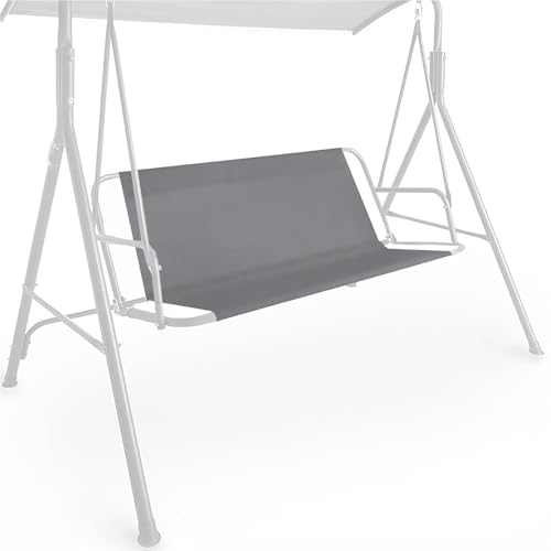 AMZJBUPODE Swing -sitzbankabdeckung, Stuhl -terrassenabdeckung Ersatz, Wasserdicht(Size:138cm x 50cm x 50cm（54.3x19.7x19.7inch）,Color:grau) von AMZJBUPODE