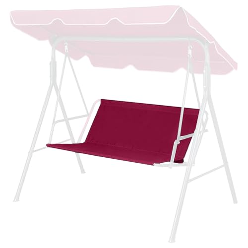 AMZJBUPODE Swing -sitzbankabdeckung, Stuhl -terrassenabdeckung Ersatz, Wasserdicht(Size:148cm x 50cm x 50cm（58.3x19.7x19.7inch）,Color:rot) von AMZJBUPODE