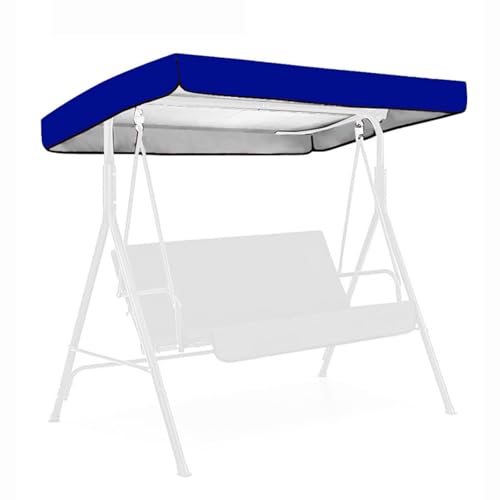AMZJBUPODE Universal Patio Swing Cover 3 Sitz Für Hängematte Und Hofpark 210d(Color:Blue) von AMZJBUPODE
