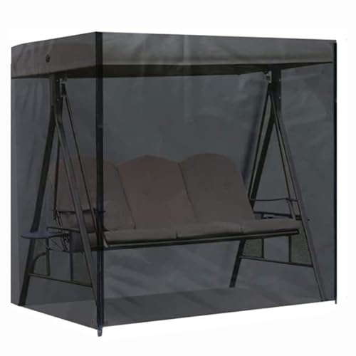 Gartenschwungabdeckung, Wasserdichte Schwere Oxford Stoff Winddichte Anti-uv, Große Hängemattenabdeckung Mit Reißverschluss, Für Outdoor Stuhl Terrasse Hängematte-schwarz(Size:87.9inX59.8inX72.0in) von AMZJBUPODE