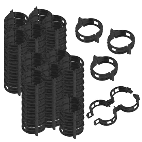 AMZLORD 100/200pcs Pflanzenstütze Clips Wiederverwendbare Pflanzen Weinschutztransplantation Fixierwerkzeug Kunststoff Tomatenschnalel Clips for Rebgemüse aufrecht gesünder Werden von AMZLORD