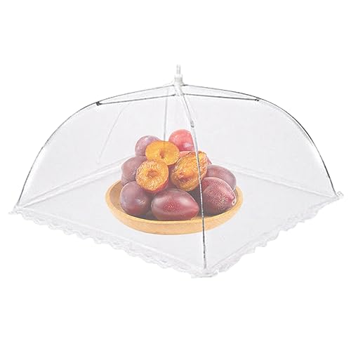 AMZLORD 14 Zoll Fliegenhaube, Faltbare Abdeckhaube Lebensmittel Abdeckung Zelt obsthaube Kuchenabdeckung Abdeckung Fliegen-Schutz for Essen Lebensmittel Grill Party Camping Picknicks Pop-Up von AMZLORD