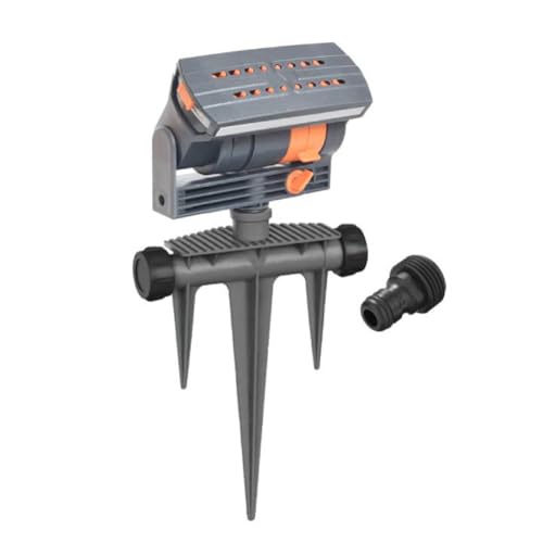 AMZLORD 16 Düsen Oszillierende Sprinkler einstellbare Breite und Durchflussrate Rasensprinkler -Gartensprinkler for Garten große Fläche von AMZLORD