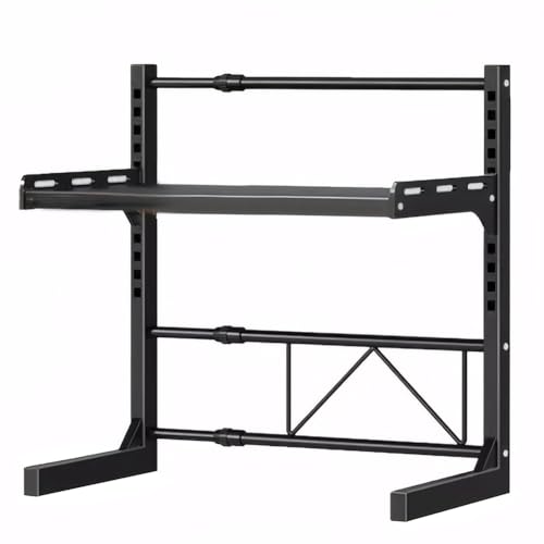 AMZLORD 2/3 Tiger EXPTIABEL Microwave RAKE Multifunktion expandierbare Mikrowellenständerhöhe über Mikrowellenregal for Küchenarbeitsplatte einstellbar von AMZLORD