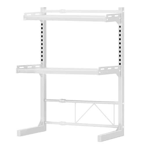 AMZLORD 2/3 Tiger EXPTIABEL Microwave RAKE Multifunktion extendable Mikrowellenständerhöhe Einstellbarer Mikrowellenspeicher for Küchenarbeitsplatte von AMZLORD