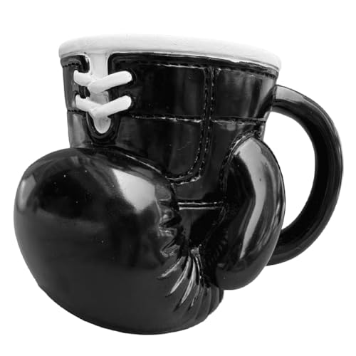 AMZLORD Box -Handschuhfächer Boxing Kaffee Bugboxing thematischer Teetasse for Boxer (schwarz) von AMZLORD