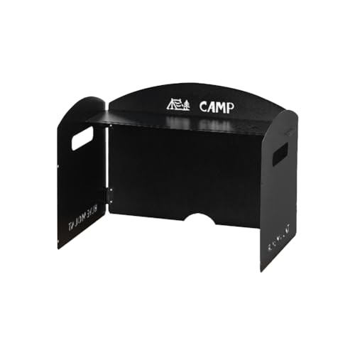 AMZLORD Klapptaste Outdoor-Gasherd Windschutzscheibe mit Speicherschicht Kochen Brenner Wind Defflektor Ultra-Licht tragbare Campingzubehör von AMZLORD