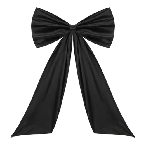 AMZLORD Large Decor Satin Ribbon Kraines Riese Hängende Bowknot Party Wanddekoration (schwarz) von AMZLORD