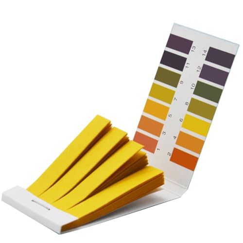 AMZLORD PH-Indikator-Teststreifen mit Vergleichstabelle for Wasser, Urin, Boden, 80 Stück PH-Testpapiere, Wasserkosmetik, Bodensäure-Teststreifen, einfach zu verwenden, zuverlässige und gena von AMZLORD
