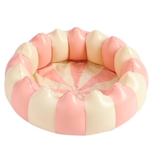 Aufblasbarer Swimmingpool Blow-up Pool tragbar for Innen im Freien (Pink 120#) von AMZLORD