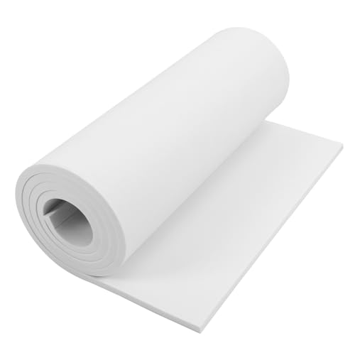 AMZQNART EVA-Schaum 10 mm, Cosplay-Schaum 40,6 x 74,9 cm, weiß, für Bastelprojekte, Cosplay-Kostüme, gefälschte Waffen, Dekorationen, Weihnachten, Ostern, Erntedankfest usw., hohe Dichte 90 kg/m³ von AMZQNART