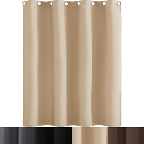 AMZYU Vorhang Verdunkelung 1 Stück, 80 x 240 cm Modern Und Langlebig, Lärmschutz Vorhang Blickdicht mit Ösen, Raumteiler Waschbar, in Vielen Farben Und Größen, Creme Farben AMZYU Vorhang Verdunkelung 1 Stück, 80 x 240 cm Modern Und Langlebig, Lärmschutz Vorhang Blickdicht mit Ösen, Raumteiler Waschbar, in Vielen Farben Und Größen, Creme Farben von AMZYU