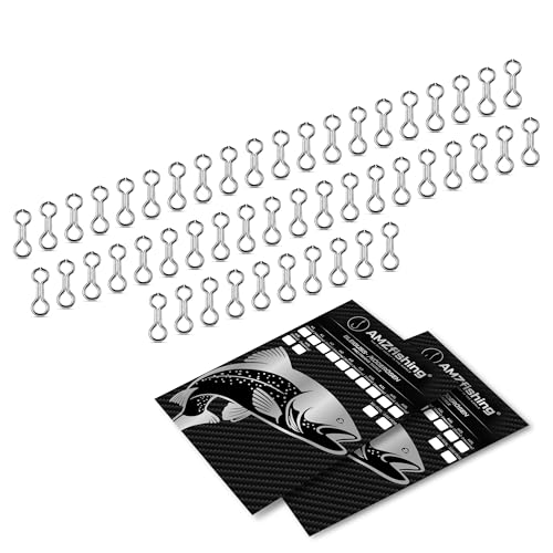 NEU AMZfishing® 50 oder 100 Bleiguss Ösen normal oder lang | Bleigussösen | Köderösen | Ösen für Bleie | Ösen Angelblei | Angelblei (d: #1L | 100 Stück | Stahl) von AMZfishing