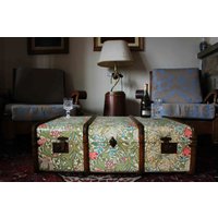 Einzigartig William Morris Steamer Stämme Couchtisch | Upcycling Möbel Perfekt Als Vintage Spielzeugtruhe Decke Aufbewahrung Bank Oder Truhe Einzigartig William Morris Steamer Stämme Couchtisch | Upcycling Möbel Perfekt Als Vintage Spielzeugtruhe Decke Aufbewahrung Bank Oder Truhe von AMflorence