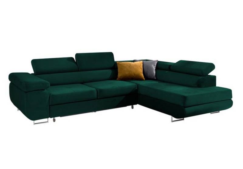 AN-MOEBEL4U Ecksofa VITO L Schlafsofa, Bettsofa, Bettkasten, mit Relaxfunktion von AN-MOEBEL4U