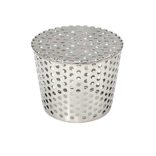 Edelstahl Dachrinnen Laubschutz, Regenrinnen Laubschutz, Laubschutz Dachrinne, Dachrinne Kunststoff, Fallrohrschutz, Regenrinne Gartenhaus, Laubschutz für Dachrinnen,Laubfang Fallrohr (50-63mm) von AN-WATTY