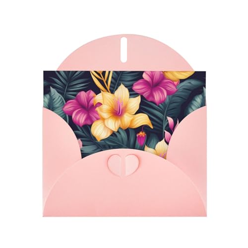 ANABPRMA Hawaiianische bunte Blumen-Urlaubskarten, doppelseitiger Glitzer-Karton, Weihnachten, Geburtstag, Valentinstag, Hochzeit und Party-Einladungen, Umschläge im Lieferumfang enthalten ANABPRMA Hawaiianische bunte Blumen-Urlaubskarten, doppelseitiger Glitzer-Karton, Weihnachten, Geburtstag, Valentinstag, Hochzeit und Party-Einladungen, Umschläge im Lieferumfang enthalten von ANABPRMA