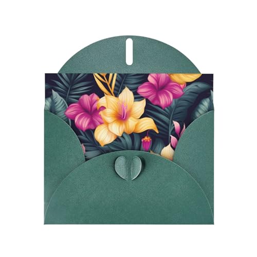 ANABPRMA Hawaiianische bunte Blumen-Urlaubskarten, doppelseitiger Glitzer-Karton, Weihnachten, Geburtstag, Valentinstag, Hochzeit und Party-Einladungen, Umschläge im Lieferumfang enthalten ANABPRMA Hawaiianische bunte Blumen-Urlaubskarten, doppelseitiger Glitzer-Karton, Weihnachten, Geburtstag, Valentinstag, Hochzeit und Party-Einladungen, Umschläge im Lieferumfang enthalten von ANABPRMA