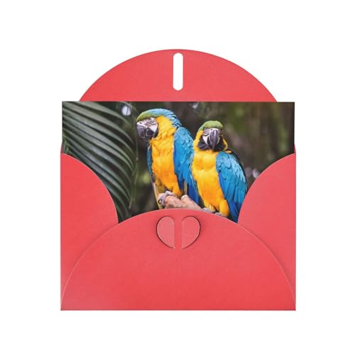 ANABPRMA Papageien-Urlaubskarten, doppelseitiger Glitzer-Karton, Einladungen für Weihnachten, Geburtstag, Valentinstag, Hochzeit und Party, Umschläge im Lieferumfang enthalten ANABPRMA Papageien-Urlaubskarten, doppelseitiger Glitzer-Karton, Einladungen für Weihnachten, Geburtstag, Valentinstag, Hochzeit und Party, Umschläge im Lieferumfang enthalten von ANABPRMA