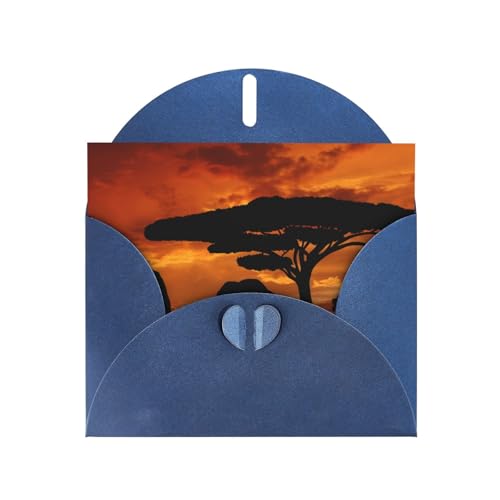 ANABPRMA Sunset African Savanna Holiday Cards | Double Sided Glitter Cardstock | Christmas, Birthday, Valentine's Day, Wedding & Party Invitations | Envelopes Included ANABPRMA Sunset African Savanna Holiday Cards | Double Sided Glitter Cardstock | Christmas, Birthday, Valentine's Day, Wedding & Party Invitations | Envelopes Included von ANABPRMA