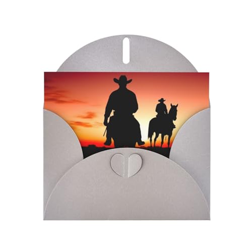 ANABPRMA Texas-Cowboy-Urlaubskarten, doppelseitiger Glitzer-Karton, Weihnachten, Geburtstag, Valentinstag, Hochzeit und Party-Einladungen, Umschläge im Lieferumfang enthalten ANABPRMA Texas-Cowboy-Urlaubskarten, doppelseitiger Glitzer-Karton, Weihnachten, Geburtstag, Valentinstag, Hochzeit und Party-Einladungen, Umschläge im Lieferumfang enthalten von ANABPRMA