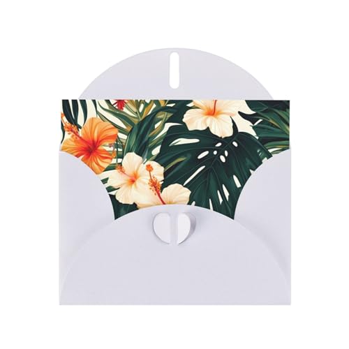 ANABPRMA Tropische Sommer-Hawaii-Blumen-Palmenblätter, doppelseitiger Glitzer-Karton, Weihnachten, Geburtstag, Valentinstag, Hochzeit und Party-Einladungen, Umschläge im Lieferumfang enthalten ANABPRMA Tropische Sommer-Hawaii-Blumen-Palmenblätter, doppelseitiger Glitzer-Karton, Weihnachten, Geburtstag, Valentinstag, Hochzeit und Party-Einladungen, Umschläge im Lieferumfang enthalten von ANABPRMA