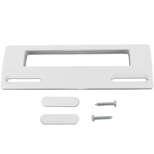 Anakel Home Kühlschrank Griff Universal Kompatibel mit weißen Kühlschränken mit Schrauben I 16 cm I inkl. Zierleisten I Weiß I von ANAKEL HOME