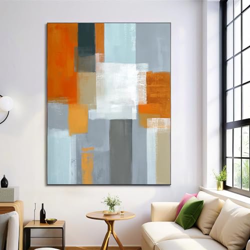 ANALTIRCE Abstrakt Farbblöcke -Poster, Wohnzimmer, Schlafzimmer, Dekoration, Modern Geometrisch Ästhetische Wandkunst, Poster, Geschenk für Freunde, Ungerahmt, 80×120 cm von ANALTIRCE