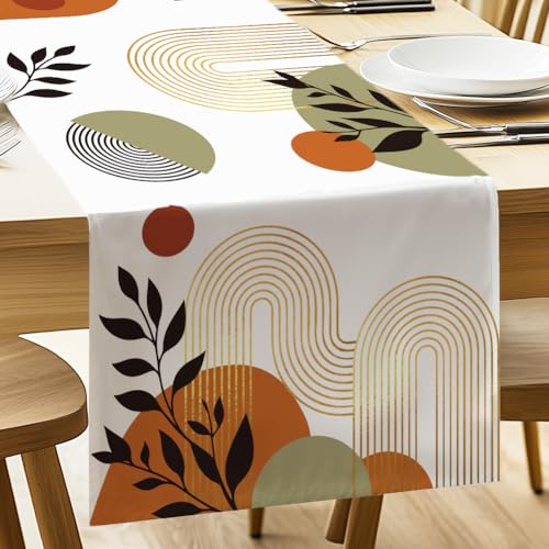 ANATTASOUL Tischläufer Geometrische und Böhmische Silhouette, Saisonnal Sommer Küche Tisch Dekoration Drinnen Urlaub Party Dekor 33x183 cm ANATTASOUL Tischläufer Geometrische und Böhmische Silhouette, Saisonnal Sommer Küche Tisch Dekoration Drinnen Urlaub Party Dekor 33x183 cm von ANATTASOUL