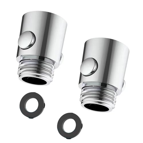 2 Stück Absperrventil, Wasserstop Dusche, Dusche Wasserstopper, Durchflussbegrenzer Dusche, Duschkopf-Absperrventil, Duschkopf Durchflussregelventil für Dusche Head Handbrause von ANBOO