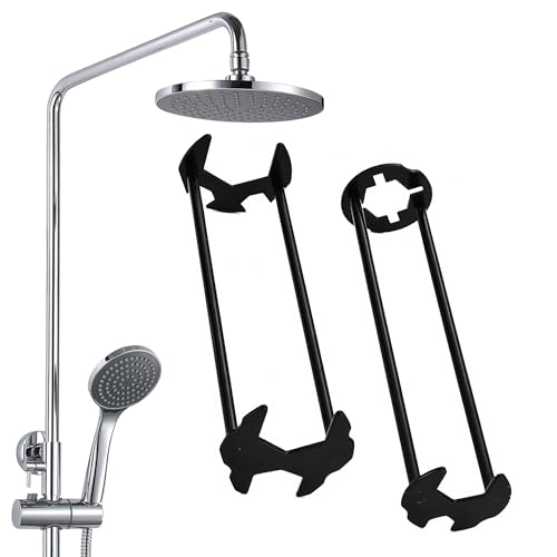 ANBOO 2 Stück Armaturenschlüssel Set, Wasserhahn Schlüssel, Universeller Werkzeugsatz für Reparaturen Wasserhahn, Badezimmer und Küchenarmaturen von ANBOO