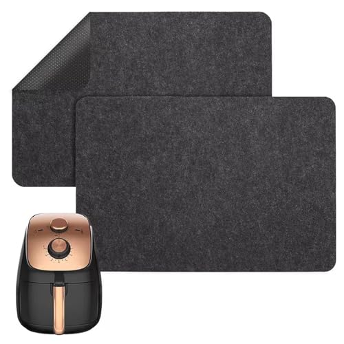 ANBOO 2 Stück Hitzeschutzmatte 30 * 44 cm, Unterlage Heißluftfritteuse,Hitzebeständige Unterlage Für Mikrowelle, rutschfest Für Filz Küchentheke, Küche Arbeitsplatte Schutzmatte ANBOO 2 Stück Hitzeschutzmatte 30 * 44 cm, Unterlage Heißluftfritteuse,Hitzebeständige Unterlage Für Mikrowelle, rutschfest Für Filz Küchentheke, Küche Arbeitsplatte Schutzmatte von ANBOO