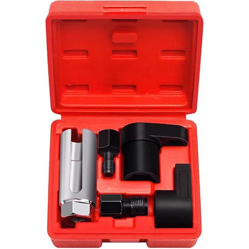 5 TLG Lambdasonden Schlüssel Nüsse Set, Lamdasonde Werkzeug und Gewindereparatur Satz Gilt für die Meisten Auto Model von ANBOO