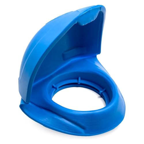 ANBOO Auto Scheibenwaschflaschendeckel mit Trichter, Wassertankdeckel, kompatibel mit VW Skoda Audi, Teilenummer 000096706/6V0955485, Blau, Kunststoff von ANBOO