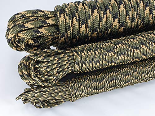 Moro Camouflage Seil Grün Polypropylenseil 4mm / 10m (0,45€/m) von ANBP