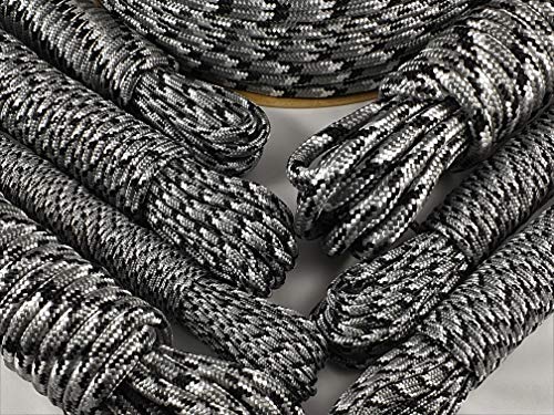Moro Camouflage Seil Winter/Grau Polypropylenseil 4mm / 20m (0,35€/m) von ANBP