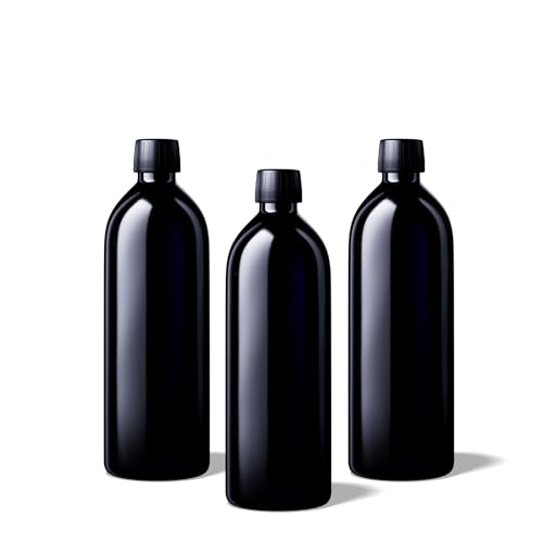 ANCEVIA MIRON - Wasserflaschen Aquarius 500 ml, PP28 STD inkl. Verschluss im 3er Set von ANCEVIA
